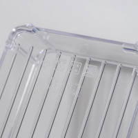 Контейнер для холодильника с крышкой IDEA, 10&times;30&times;10 см, цвет прозрачный