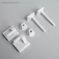 Сиденье для унитаза с крышкой Росспласт &laquo;Лотос&raquo;, 45 х 37 см, цвет белый