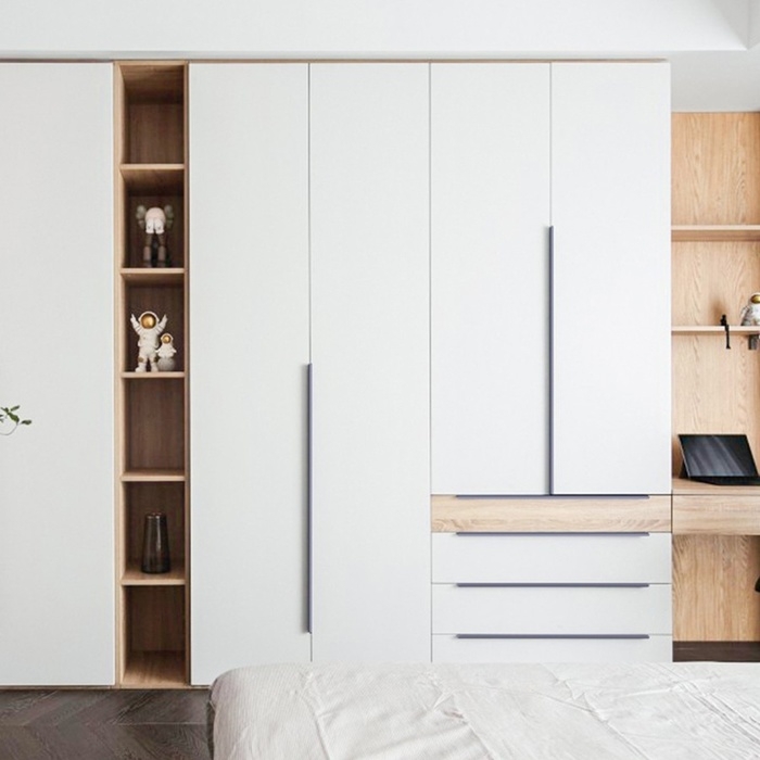 Ручка торцевая CAPPIO RT002, L=800 мм, м/о 768 мм, цвет серый