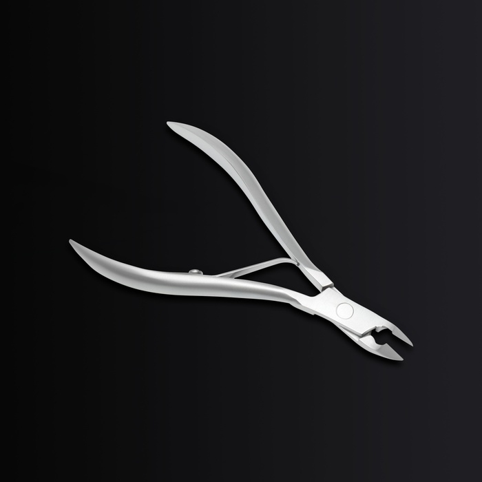 Кусачки маникюрные для кутикулы &laquo;Premium satin&raquo;, эргономичные, 10,1 см, длина лезвия - 7 мм, цвет серебристый
