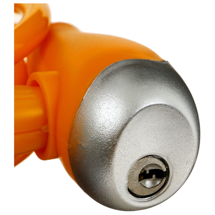 Замок для велосипеда детский Dream Bike 8x1000 мм, цвет оранжевый