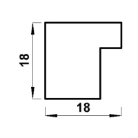 Фоторамка пластик "МИРАМ" 20х30 см, 641877-8, чёрный (пластиковый экран)