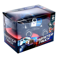 Джип радиоуправляемый &laquo;Полиция&raquo;, работает от батареек, цвет чёрный