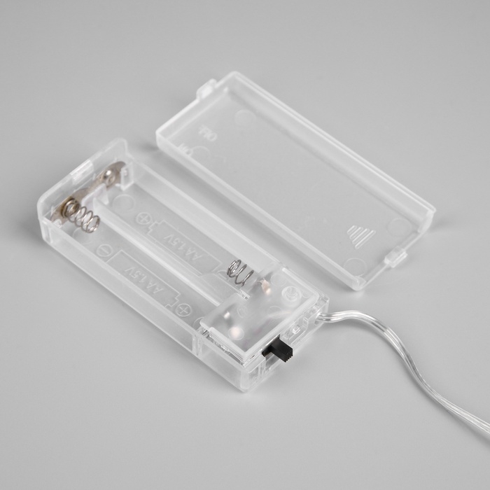 Светодиодная фигура &laquo;Ветвь&raquo; 60х20х3 см, 20 LED, батарейки АAх2 (не в комплекте), свечение теплое белое