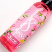 Гель для душа &laquo;С 8 Марта!&raquo;, 100 мл, аромат свежего тюльпана, ЧИСТОЕ СЧАСТЬЕ