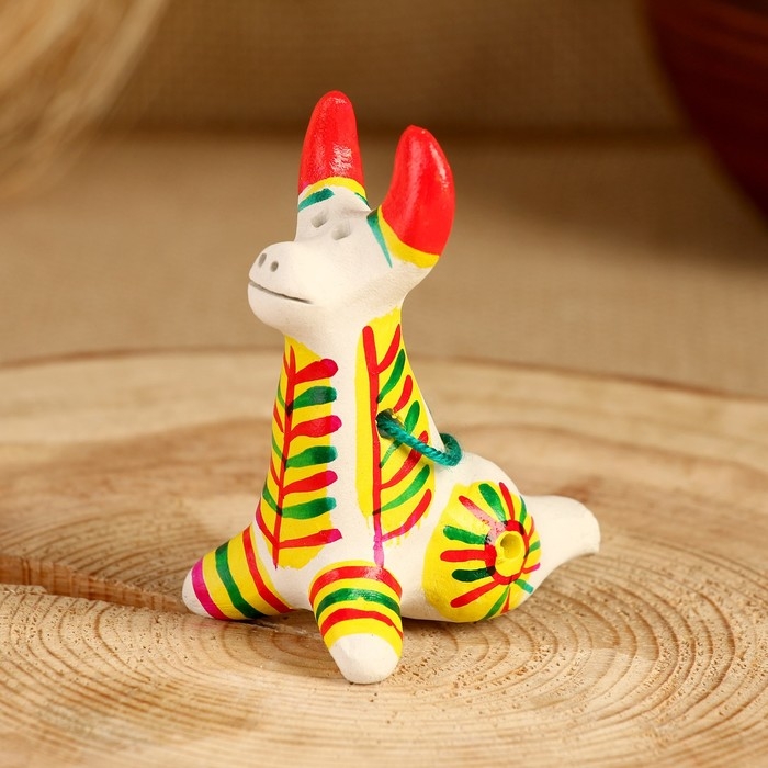 Филимоновская игрушка свисток &laquo;Корова&raquo;, 5 х 7 см