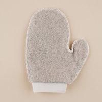 Мочалка - варежка массажная SL Home &laquo;Ортика&raquo;, хлопок, 20&times;17 см, цвет бежевый