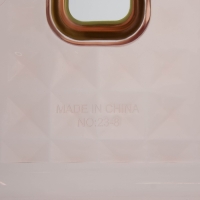 Табурет-подставка &laquo;Кристалл&raquo;, пластик, 31&times;26&times;22,3 см, персиковый