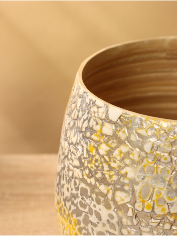 Ваза 20х20х15 см, бамбук