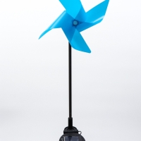 Штекер с подсветкой "Ветерок" синий, 19х70см