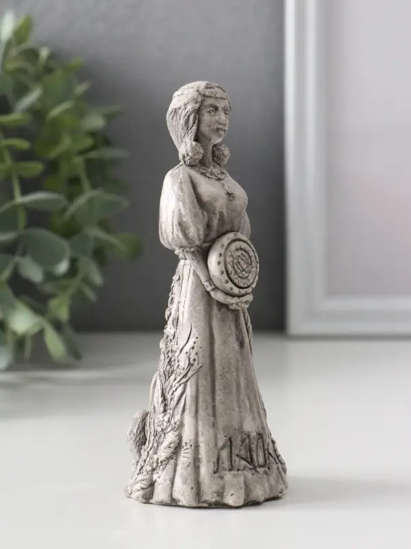Фигура славянская богиня &laquo;Лада&raquo; 12&times;4.5&times;5 см, серая