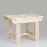 Лавка наличник, из липы, "Добропаровъ", 60&times;40&times;43,5см