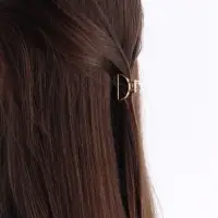 Крабик для волос &laquo;Маргарита&raquo;, дуга, 2.5 см, золото