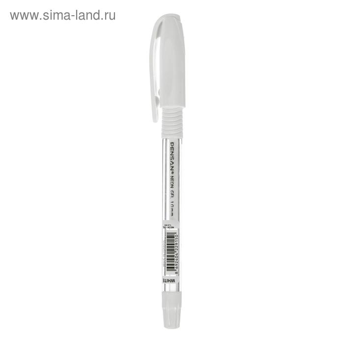Ручка гелевая Pensan Neon Gel, чернила неоново-белые, узел 1 мм, линия письма 0,5 мм