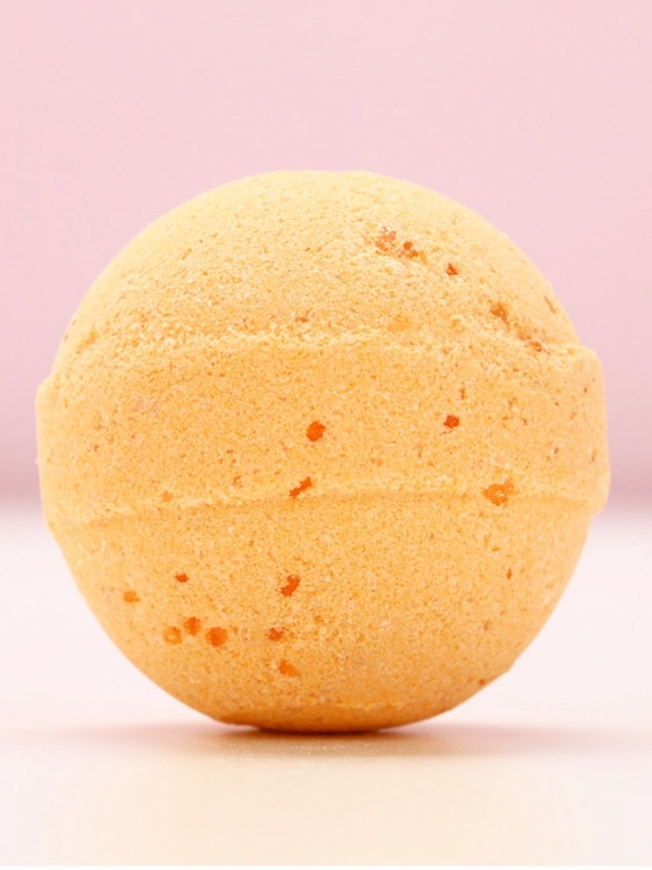 Бомбочка для ванны Love, 130 г, аромат сочного персика, ЧИСТОЕ СЧАСТЬЕ