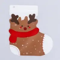 Пакет подарочный &laquo;Олень&raquo;, с zip - lock застежкой 18&times;22 см