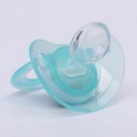 Соска - пустышка силиконовая ортодонтическая &laquo;Пигвинчик&raquo;, от 3 мес., цвет голубой