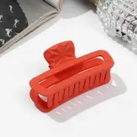 Краб для волос &laquo;Матовый&raquo;, узор прямой, 7.5 см, микс