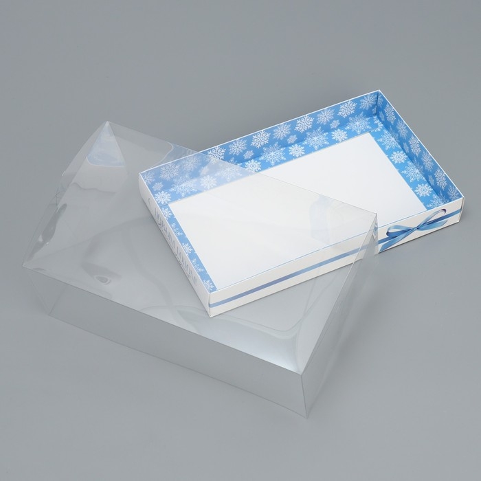 Коробка для десерта &laquo;Волшебных праздников&raquo;, 22 х 8 х 13.5 см, Новый год