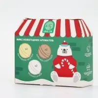 Бомбочки для ванны в домике &laquo;Медведь&raquo;, набор 6 шт х 40 г, URAL LAB