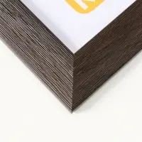 Фоторамка для фото 30х40 см "Luxe Elegance" пластик, коричневый, (пластик экран)