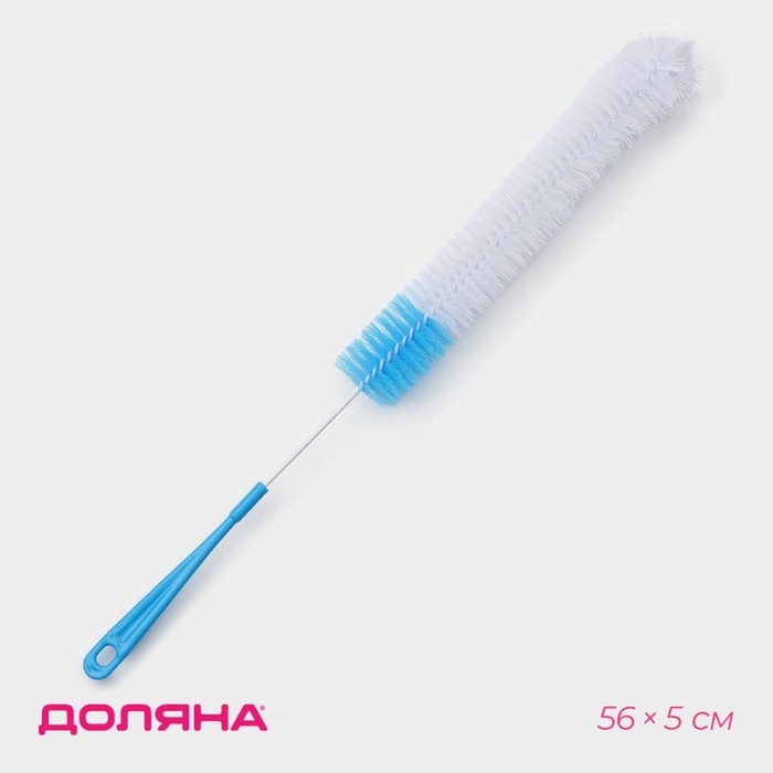 Ёршик для посуды Доляна, 56&times;5 см, цвет МИКС