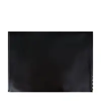 Папка-конверт на кнопке формат А4 180мкр Черная с металлизированной отделкой МИКС (шр на шт)   10843