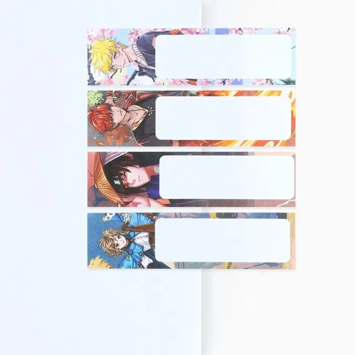 Стикеры закладки 4 шт., по 20 л. &laquo;Аниме&raquo;