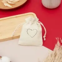 Мешочек подарочный &laquo;Нежность лён&raquo;, 10&times;12 см, бежевый