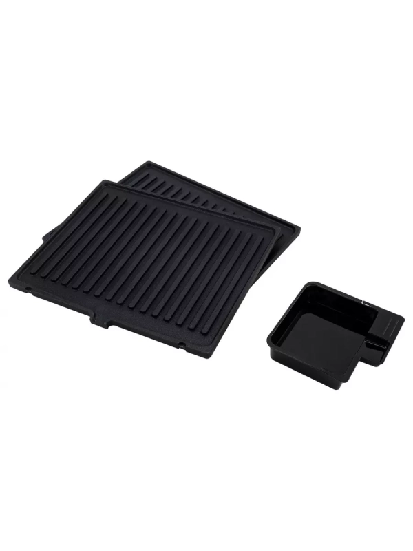 Электрогриль HYG-5047 2200Вт серебристый