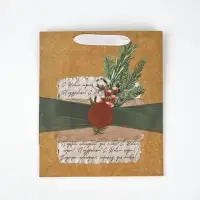 Набор пакетов крафтовых &laquo;Новогоднее поздравление&raquo;