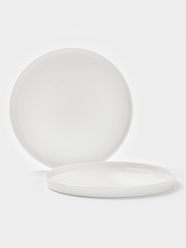 Набор тарелок 2 шт 20х2 см Magistro  "White Snow"