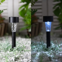 Набор садовых светильников на солнечной батарее &laquo;Трапеция&raquo;, 4.5 &times; 30 &times; 4.5 см, 1 LED, свечение белое, 10 шт.