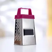 Тёрка четырёхгранная c магнитом Доляна, 3.5&times;7&times;3 см, МИКС