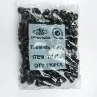 Вентиль для бескамерных шин, TR414, пластик, чёрный