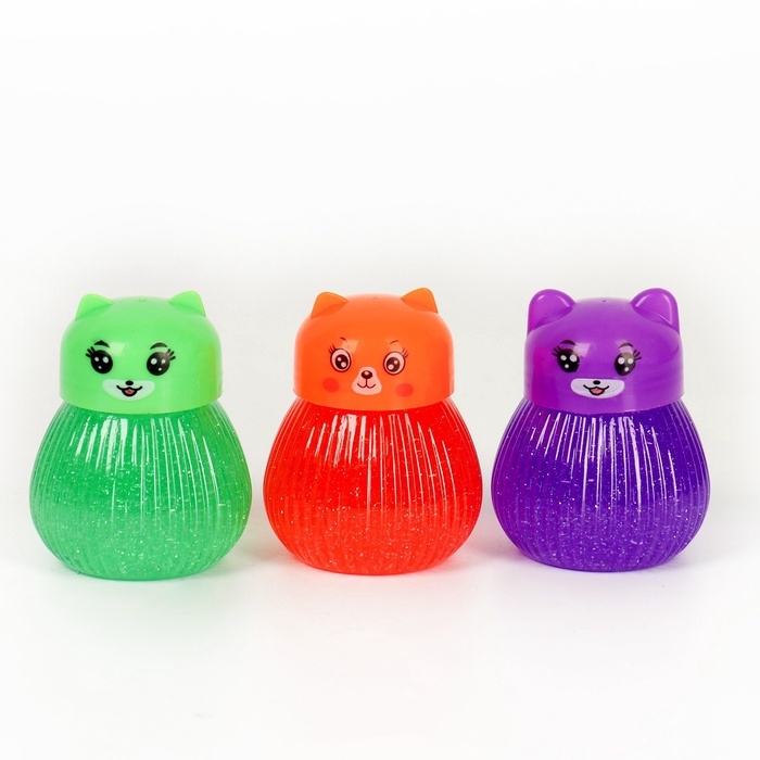 Лизун - слайм &laquo;Киска&raquo;, цвета МИКС