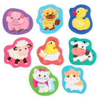 Пазлы контурные &laquo;Домашние животные. Половинки&raquo;