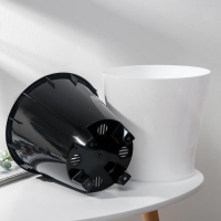 Кашпо для цветов со вставкой &laquo;Лея&raquo;, 5 л, цвет белый