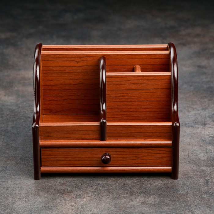 Органайзер 5 секций с выдв ящиком, 21*14*15см