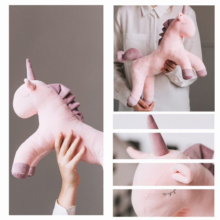 Набор для шитья. Мягкая игрушка своими руками &laquo;Плюшевый единорог Юни&raquo;, 29 см