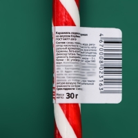 Новый год. Карамель леденцовая Sweet Ness "Трость", со вкусом клубники, 30 г