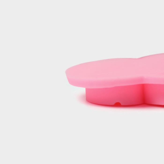 Молд новогодний &laquo;Шишки&raquo;, силикон, 10,5&times;7 см, цвет розовый