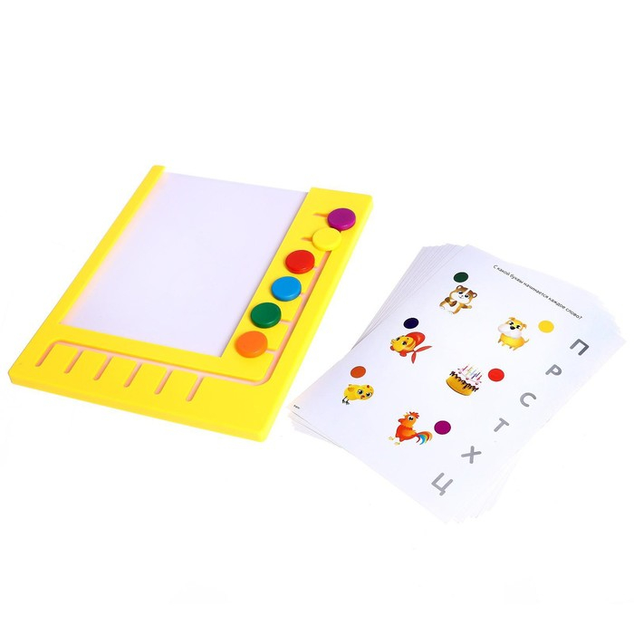 Логический планшет &laquo;Умный планшет&raquo; с карточками, 4-5 лет, по методике Монтессори