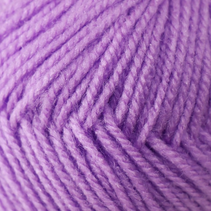 Пряжа "Детская новинка" 100% акрил 200м/50гр (389-Св.фиалка)
