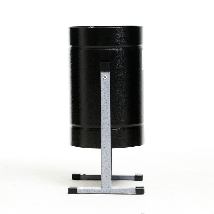 Урна уличная &laquo;Уралочка Бюджет&raquo; 21 л, 35 х 55 х 26,5 см, черная, бак 0,6 мм