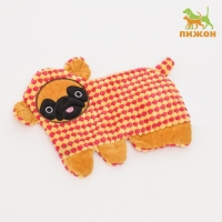 Игрушка текстильная "Плоский мопс", 27 х 20 см