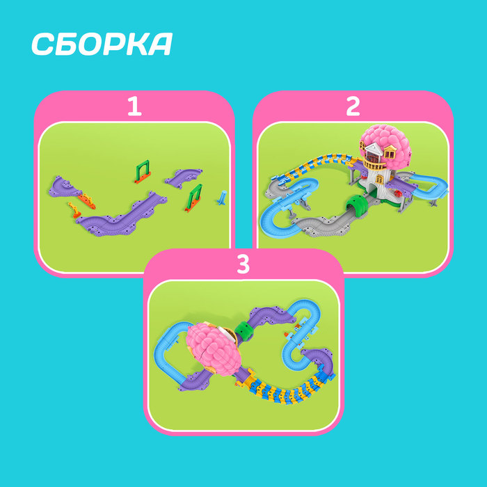 Железная дорога &laquo;Приключения принцессы&raquo;, работает от батареек