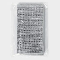 Салфетка для мытья посуды, металлическая, однослойная, 5 шт, 19&times;19 см