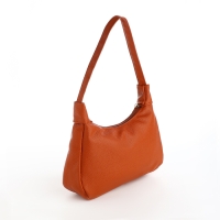 Сумка женская на молнии, цвет рыжий