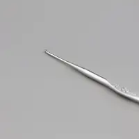Крючок для вязания, железный, d=0.5 мм, 12.5 см